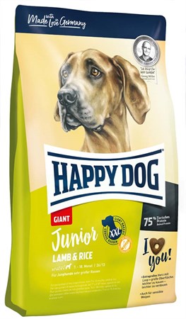 (BV)HappyDog Junior Giant Lamb & Rice 15 kg